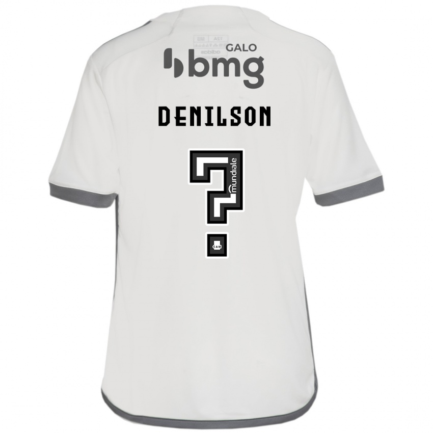 Homem Camisola Denilson #0 Off White Alternativa 2024/25 Camisa Brasil