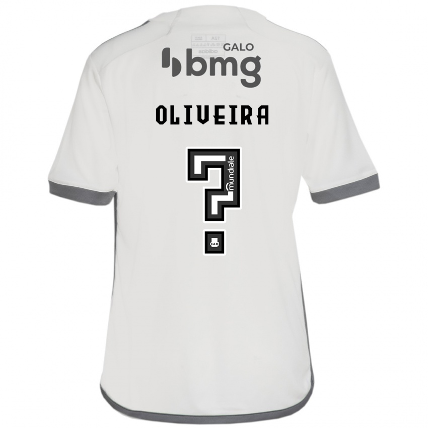 Homem Camisola Pedro Oliveira #0 Off White Alternativa 2024/25 Camisa Brasil