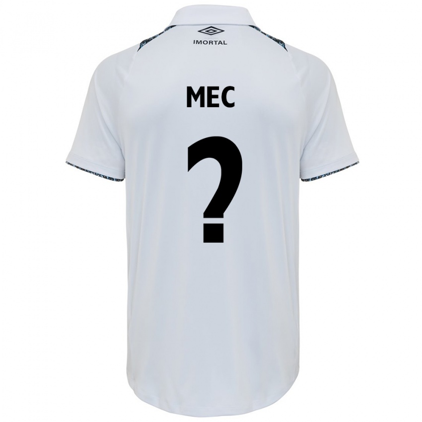 Homem Camisola Gabriel Mec #0 Branco Azul Alternativa 2024/25 Camisa Brasil