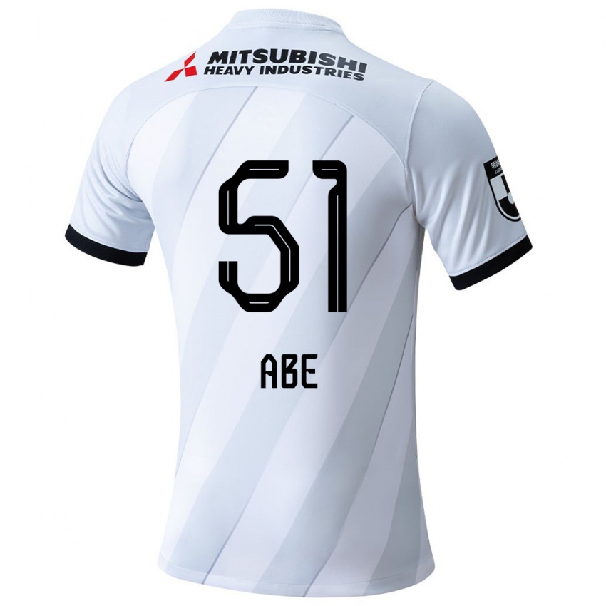 Homem Camisola Shintaro Abe #51 Branco Cinza Alternativa 2024/25 Camisa Brasil