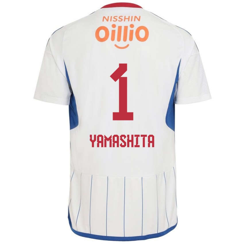 Homem Camisola Shoma Yamashita #1 Branco Azul Vermelho Alternativa 2024/25 Camisa Brasil