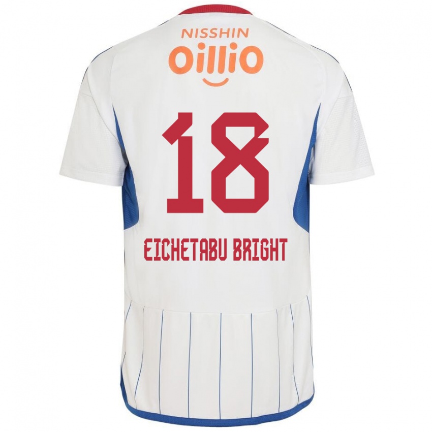 Homem Camisola Kai Eichetabu Bright #18 Branco Azul Vermelho Alternativa 2024/25 Camisa Brasil