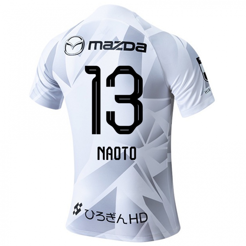 Homem Camisola Naoto Arai #13 Branco Cinza Preto Alternativa 2024/25 Camisa Brasil