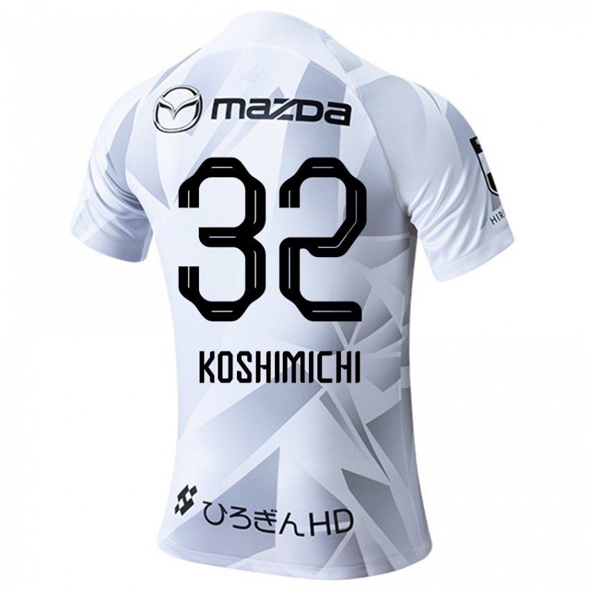 Homem Camisola Sota Koshimichi #32 Branco Cinza Preto Alternativa 2024/25 Camisa Brasil