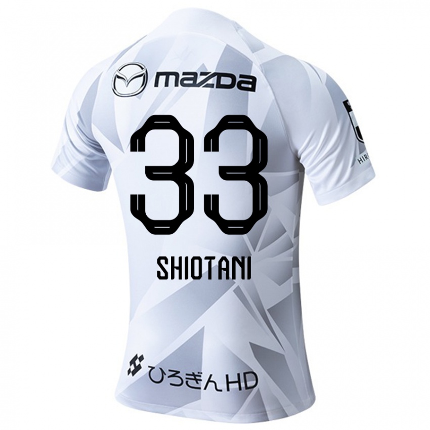 Homem Camisola Tsukasa Shiotani #33 Branco Cinza Preto Alternativa 2024/25 Camisa Brasil