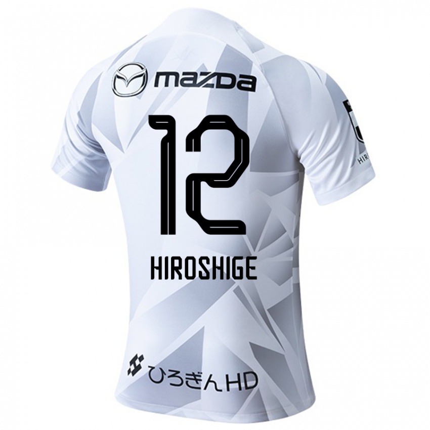 Homem Camisola Soma Hiroshige #12 Branco Cinza Preto Alternativa 2024/25 Camisa Brasil