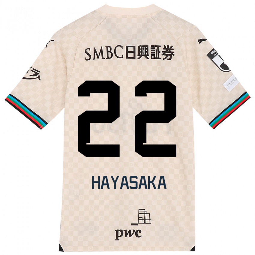 Homem Camisola Yuki Hayasaka #22 Branco Cinza Alternativa 2024/25 Camisa Brasil