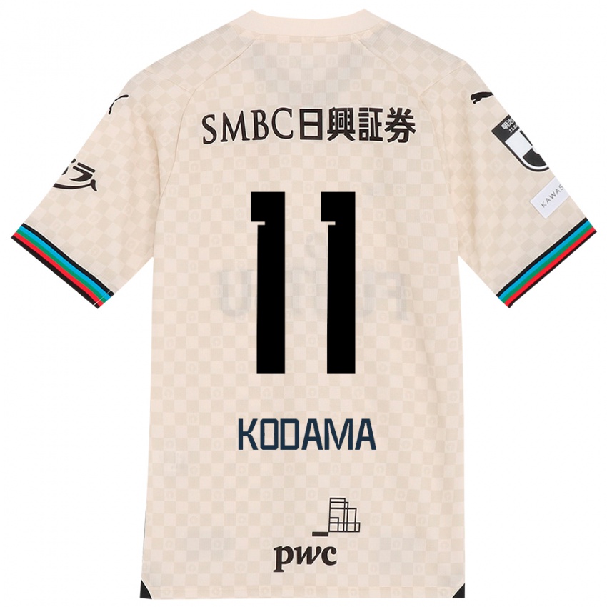 Homem Camisola Shotaro Kodama #11 Branco Cinza Alternativa 2024/25 Camisa Brasil