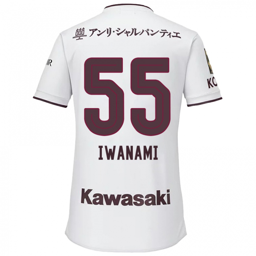 Homem Camisola Takuya Iwanami #55 Branco Vermelho Alternativa 2024/25 Camisa Brasil