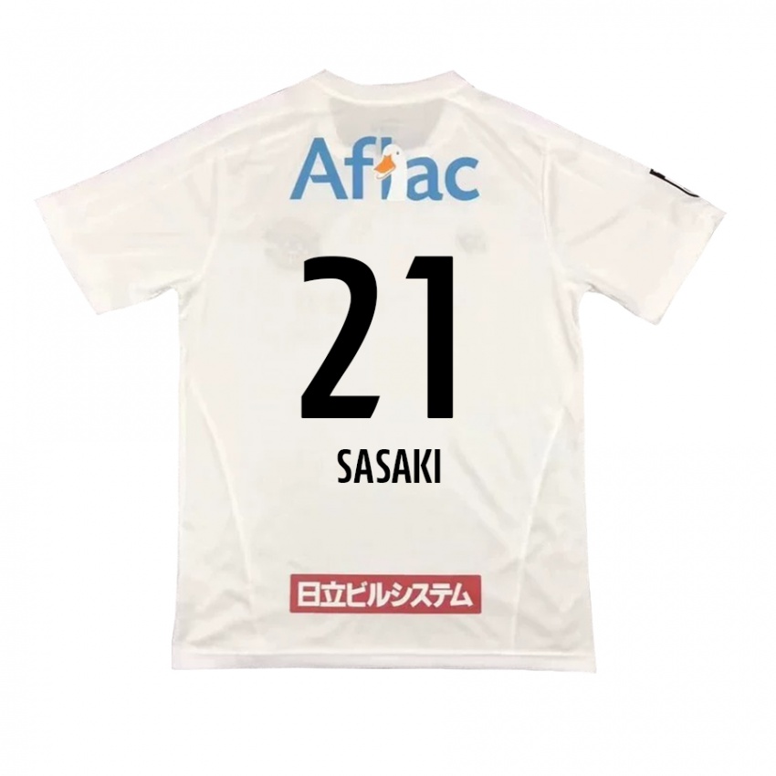 Homem Camisola Masato Sasaki #21 Branco Preto Alternativa 2024/25 Camisa Brasil