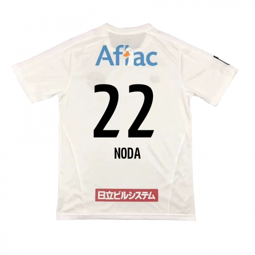 Homem Camisola Hiroki Noda #22 Branco Preto Alternativa 2024/25 Camisa Brasil