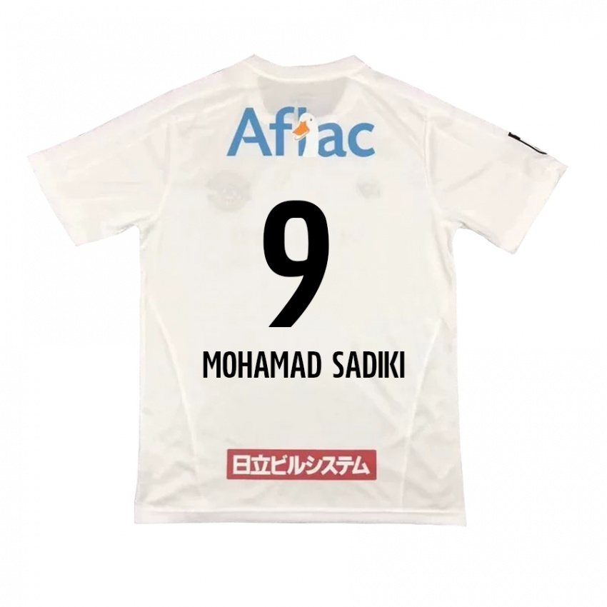 Homem Camisola Wade Mohamad Sadiki #9 Branco Preto Alternativa 2024/25 Camisa Brasil