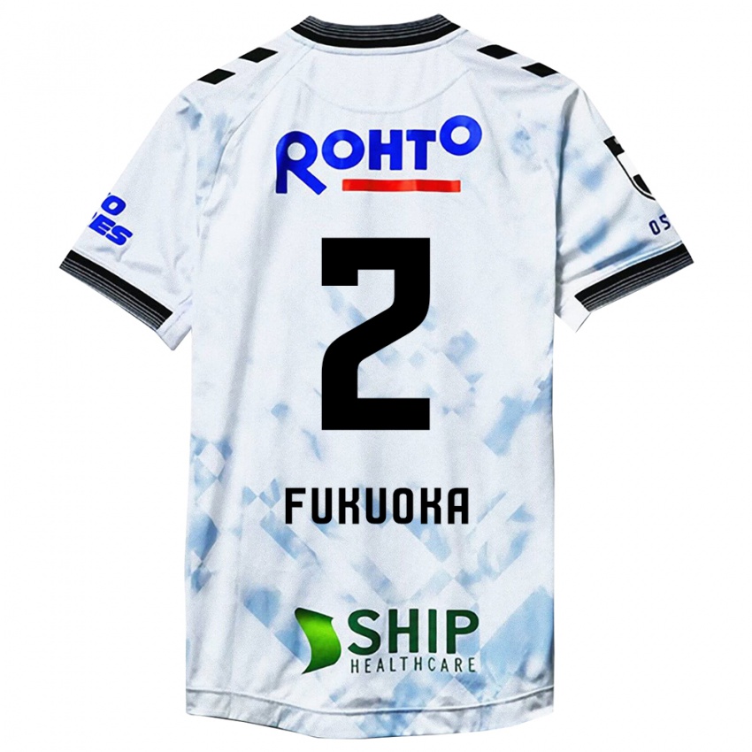 Homem Camisola Shota Fukuoka #2 Branco Preto Alternativa 2024/25 Camisa Brasil