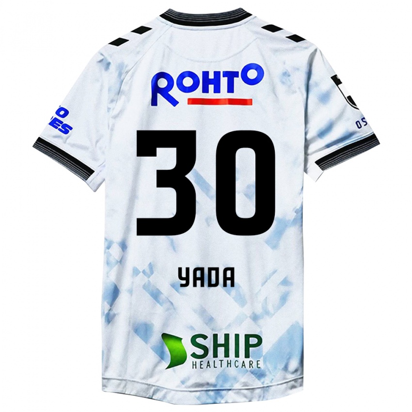 Homem Camisola Yukito Yada #30 Branco Preto Alternativa 2024/25 Camisa Brasil