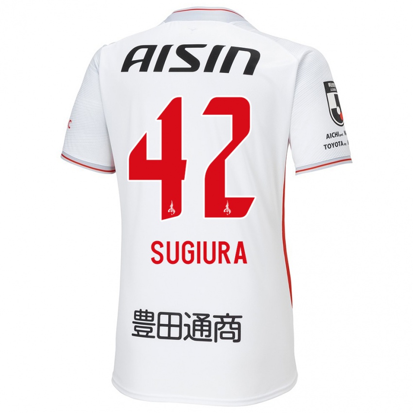 Homem Camisola Shungo Sugiura #42 Branco Amarelo Vermelho Alternativa 2024/25 Camisa Brasil