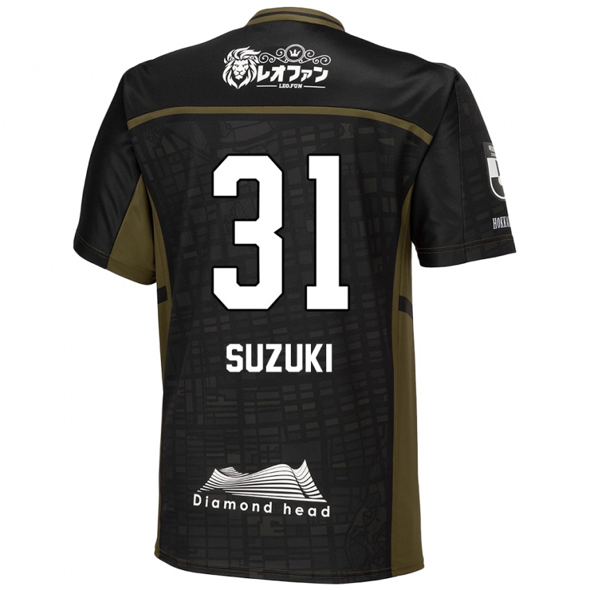 Homem Camisola Ryusei Suzuki #31 Preto Verde Alternativa 2024/25 Camisa Brasil