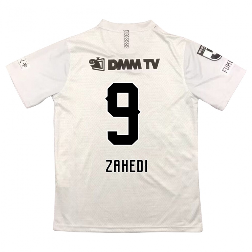 Homem Camisola Shahab Zahedi #9 Cinza Preto Alternativa 2024/25 Camisa Brasil