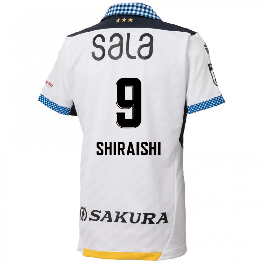 Homem Camisola Eriya Shiraishi #9 Branco Preto Alternativa 2024/25 Camisa Brasil