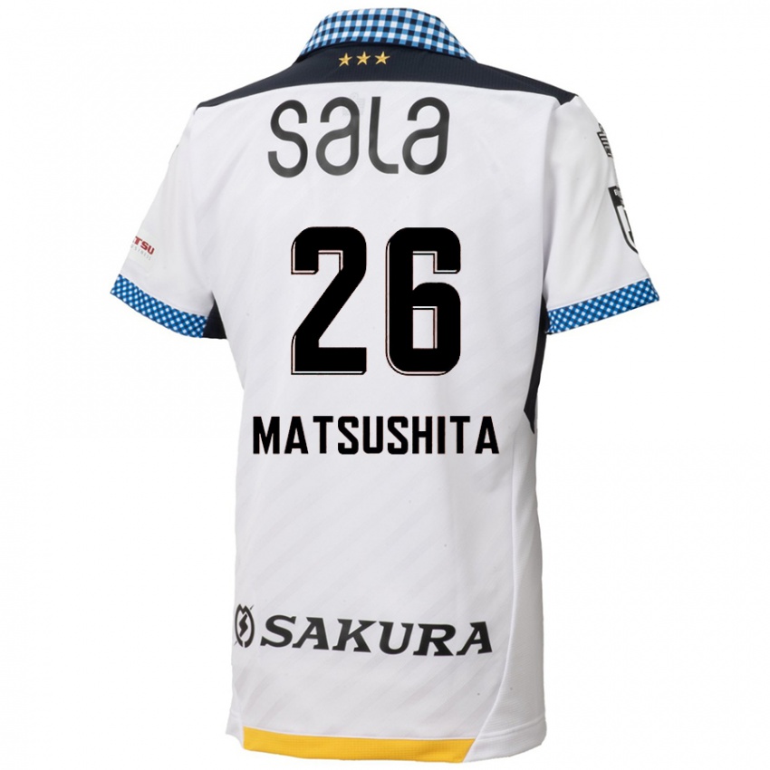 Homem Camisola Sota Matsushita #26 Branco Preto Alternativa 2024/25 Camisa Brasil