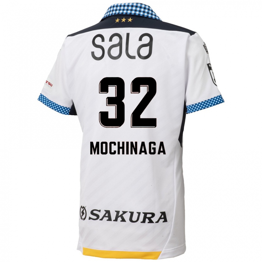 Homem Camisola Aiga Mochinaga #32 Branco Preto Alternativa 2024/25 Camisa Brasil