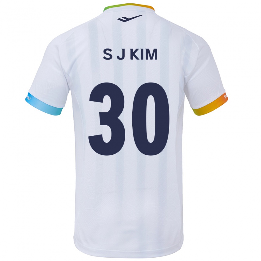 Homem Camisola Ju-Sung Kim #30 Branco Azul Alternativa 2024/25 Camisa Brasil