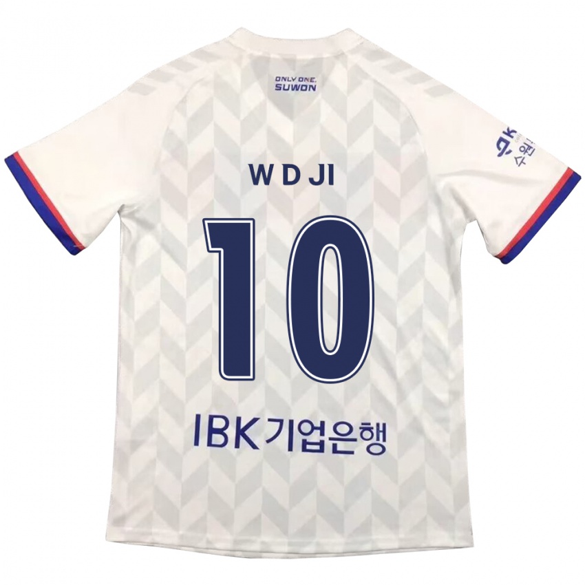 Homem Camisola Dong-Won Ji #10 Branco Azul Alternativa 2024/25 Camisa Brasil