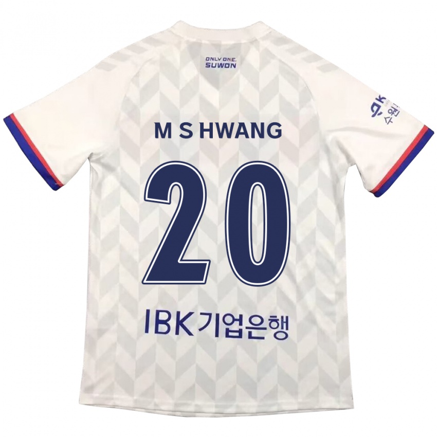 Homem Camisola Soon-Min Hwang #20 Branco Azul Alternativa 2024/25 Camisa Brasil