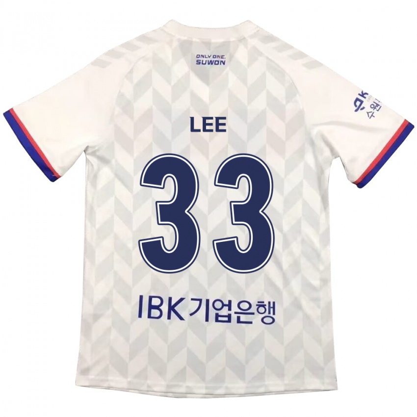 Homem Camisola Joseph Lee #33 Branco Azul Alternativa 2024/25 Camisa Brasil