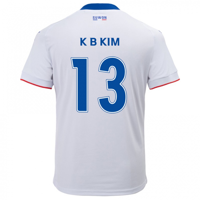 Homem Camisola Bo-Kyung Kim #13 Branco Azul Alternativa 2024/25 Camisa Brasil