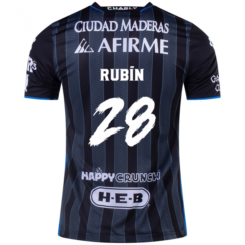 Homem Camisola Rubio Rubín #28 Branco Preto Alternativa 2024/25 Camisa Brasil