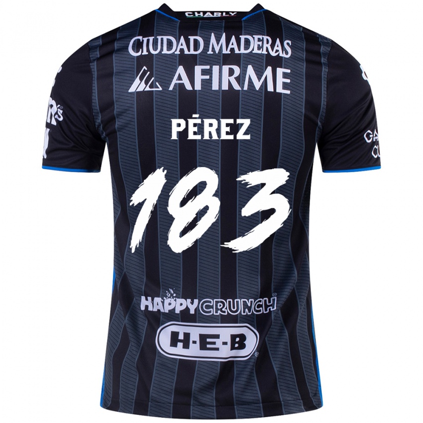 Homem Camisola Aldahir Pérez #183 Branco Preto Alternativa 2024/25 Camisa Brasil