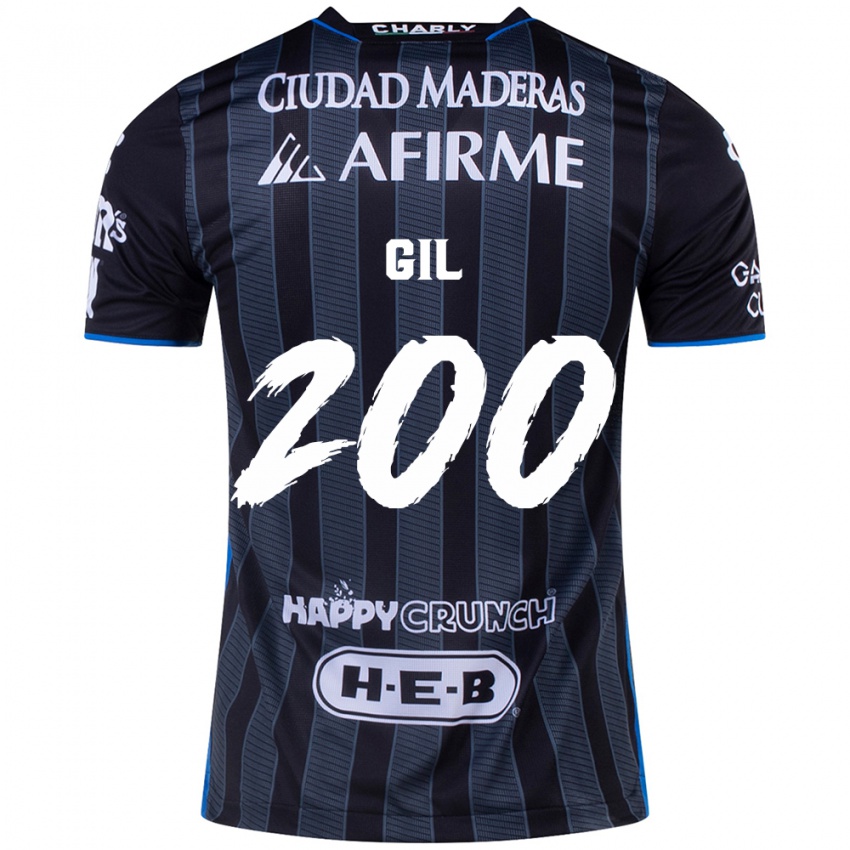 Homem Camisola Gerardo Gil #200 Branco Preto Alternativa 2024/25 Camisa Brasil