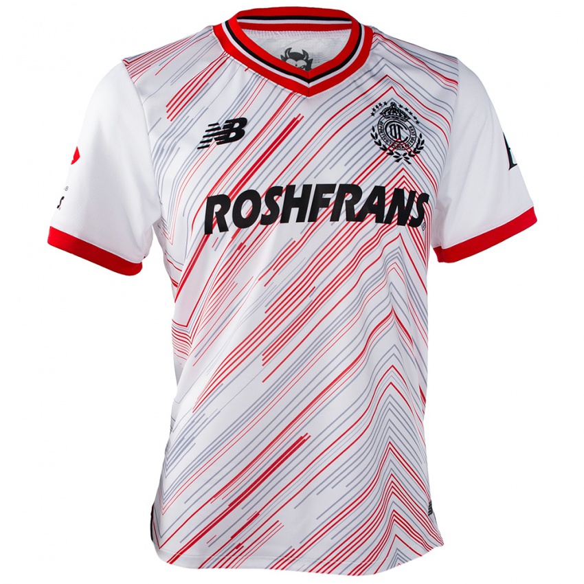 Homem Camisola Edgar Martínez #200 Branco Vermelho Alternativa 2024/25 Camisa Brasil