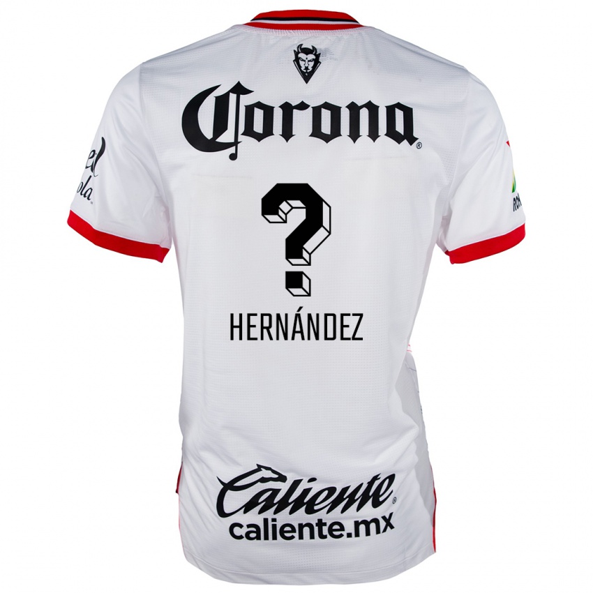 Homem Camisola Francisco Hernández #0 Branco Vermelho Alternativa 2024/25 Camisa Brasil