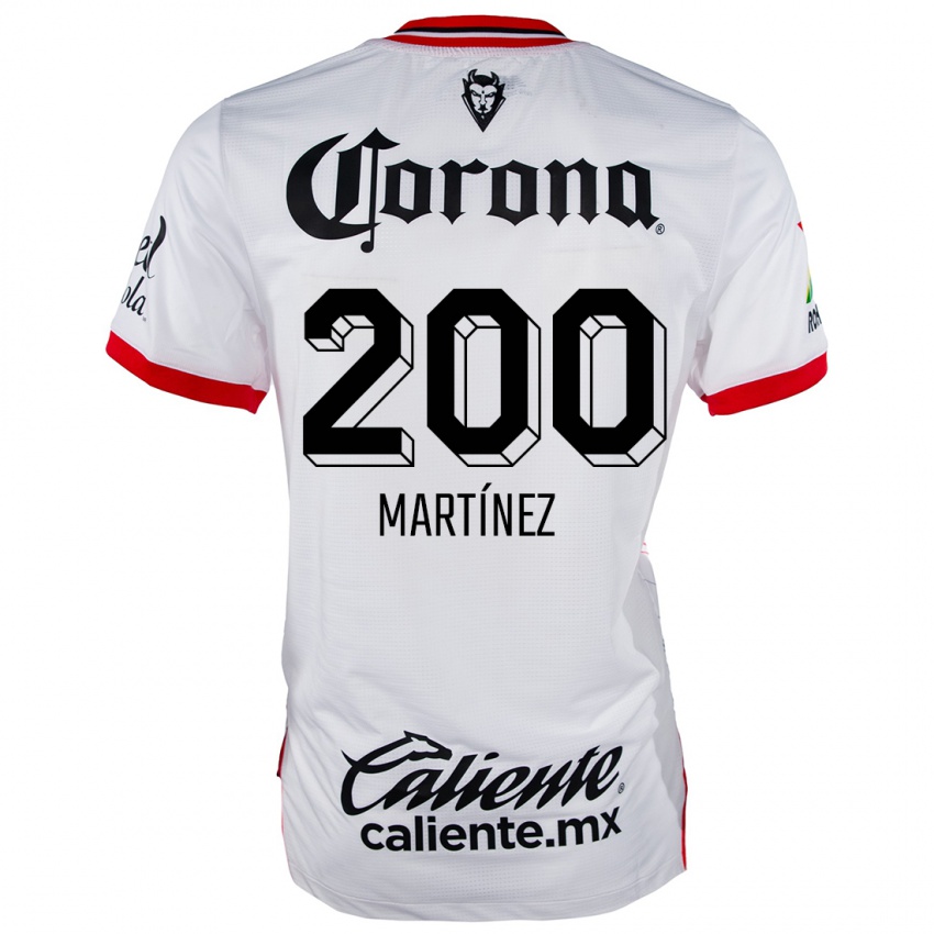 Homem Camisola Edgar Martínez #200 Branco Vermelho Alternativa 2024/25 Camisa Brasil