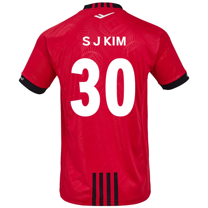 Mulher Camisola Ju-Sung Kim #30 Vermelho Preto Principal 2024/25 Camisa Brasil