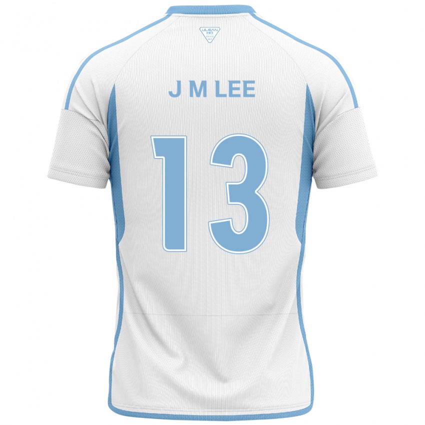 Mulher Camisola Myung-Jae Lee #13 Branco Azul Alternativa 2024/25 Camisa Brasil