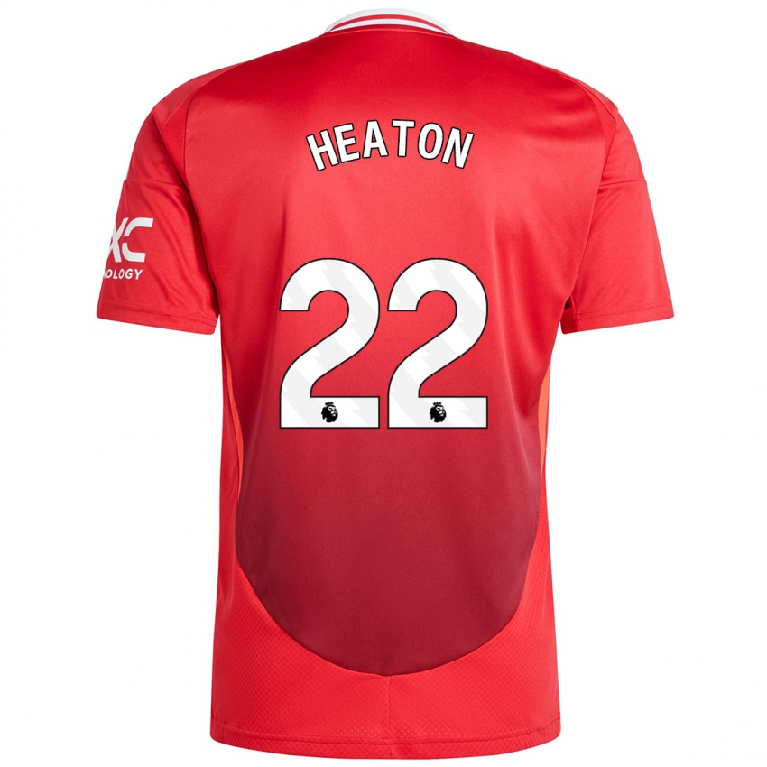 Criança Camisola Tom Heaton #22 Vermelho Brilhante Principal 2024/25 Camisa Brasil