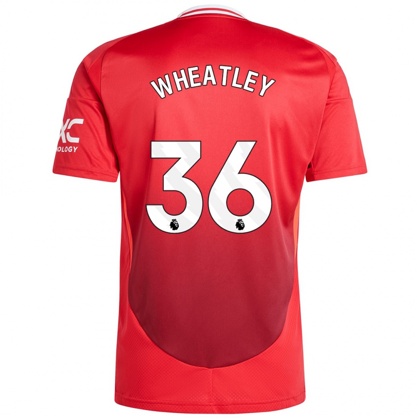 Criança Camisola Ethan Wheatley #36 Vermelho Brilhante Principal 2024/25 Camisa Brasil