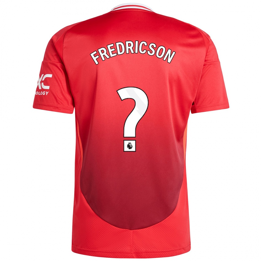 Criança Camisola Tyler Fredricson #0 Vermelho Brilhante Principal 2024/25 Camisa Brasil