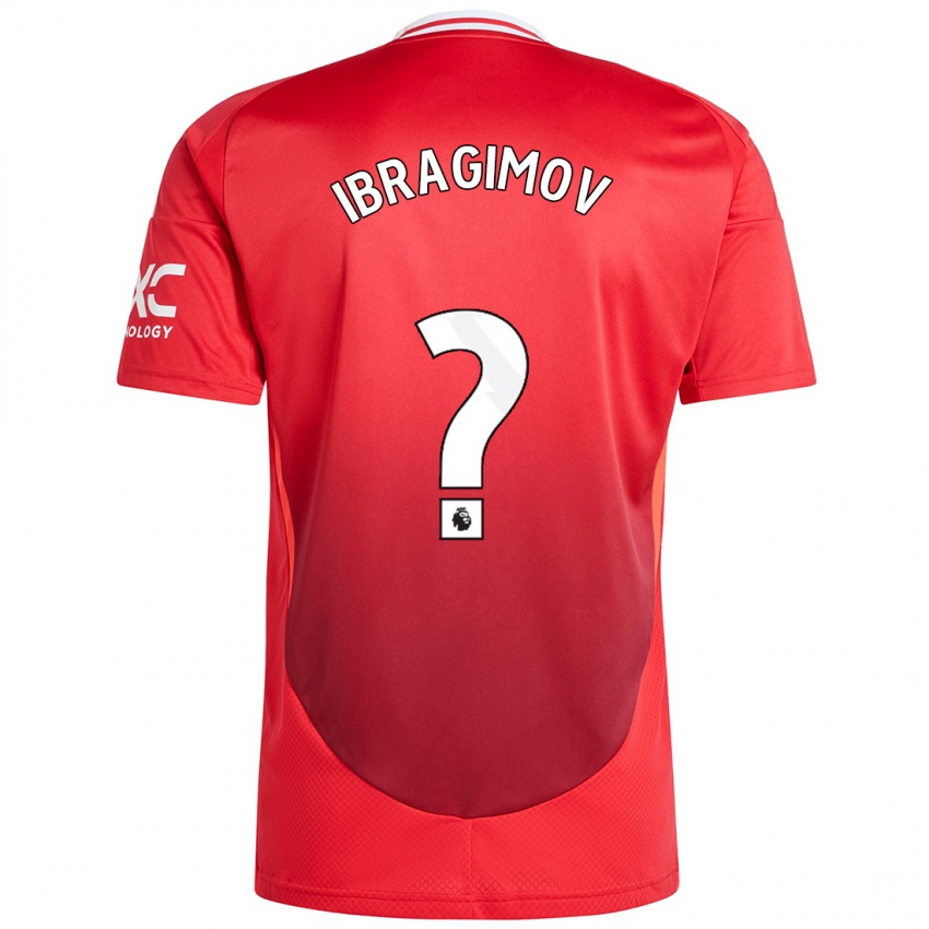 Criança Camisola Amir Ibragimov #0 Vermelho Brilhante Principal 2024/25 Camisa Brasil