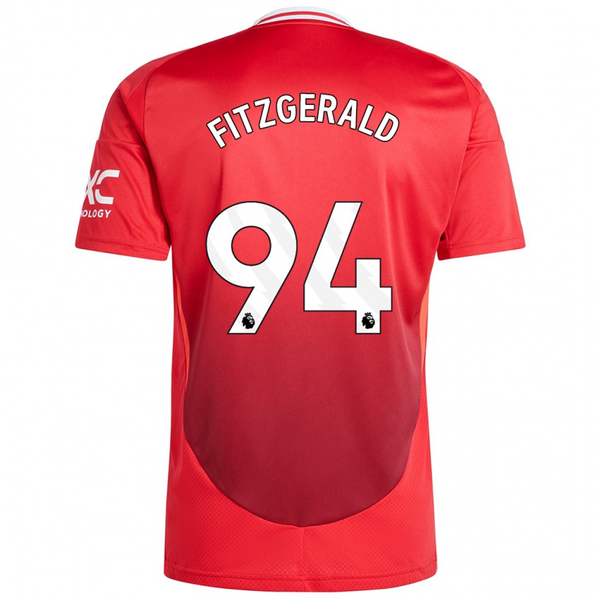 Criança Camisola Jayce Fitzgerald #94 Vermelho Brilhante Principal 2024/25 Camisa Brasil