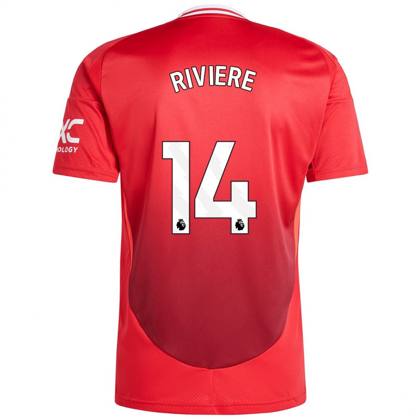 Criança Camisola Jayde Riviere #14 Vermelho Brilhante Principal 2024/25 Camisa Brasil