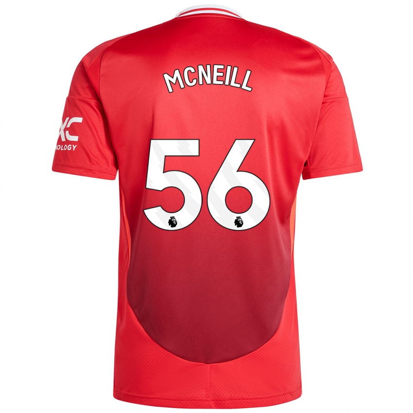 Criança Camisola Charlie Mcneill #56 Vermelho Brilhante Principal 2024/25 Camisa Brasil