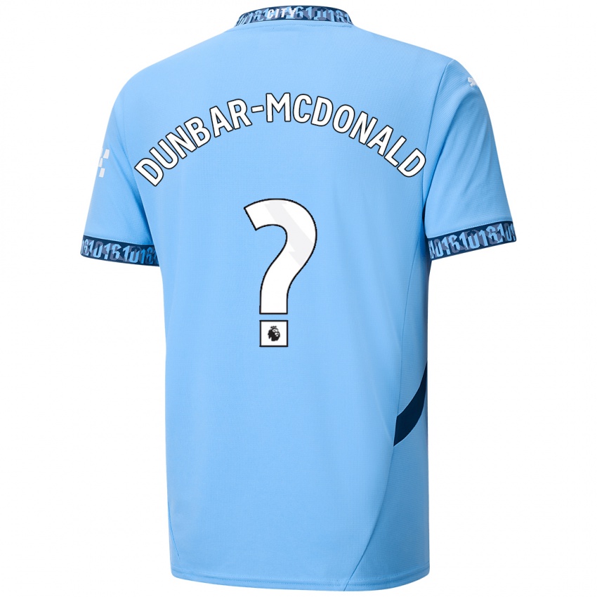 Criança Camisola Christian Dunbar-Mcdonald #0 Azul Marinho Principal 2024/25 Camisa Brasil