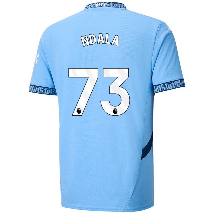 Criança Camisola Joel Ndala #73 Azul Marinho Principal 2024/25 Camisa Brasil