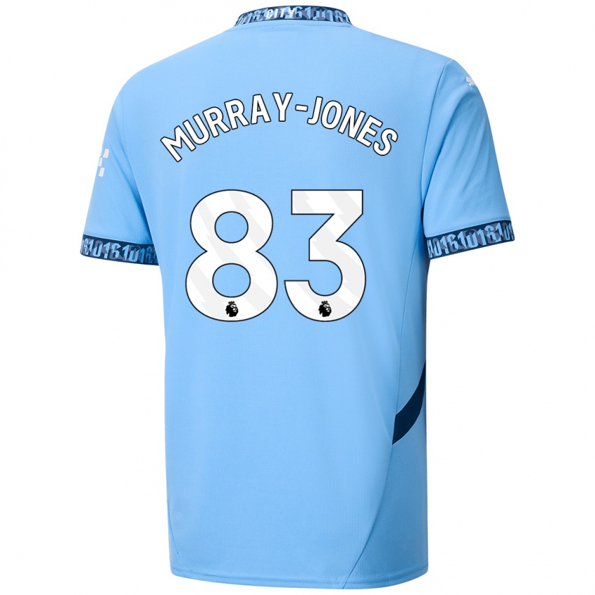 Criança Camisola George Murray-Jones #83 Azul Marinho Principal 2024/25 Camisa Brasil