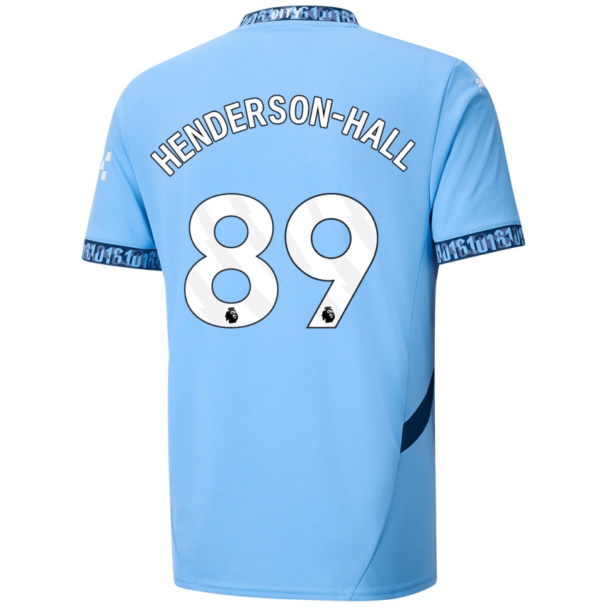 Criança Camisola Matty Henderson-Hall #89 Azul Marinho Principal 2024/25 Camisa Brasil