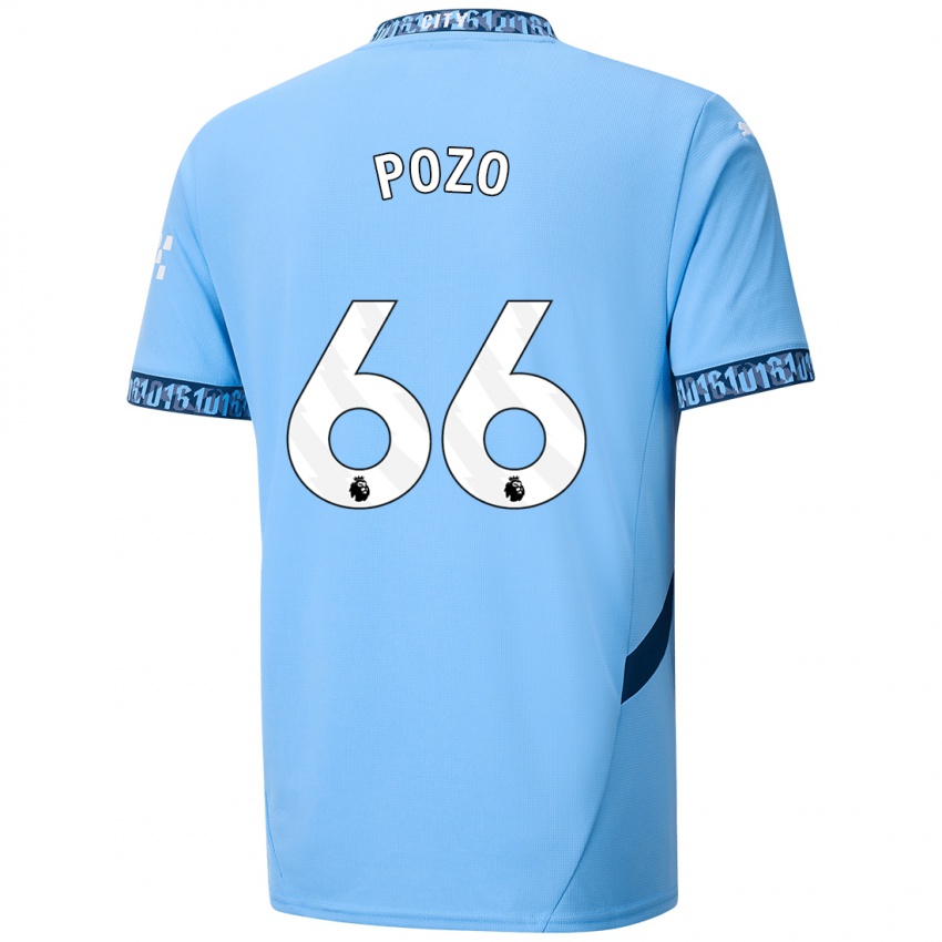 Criança Camisola Iker Pozo #66 Azul Marinho Principal 2024/25 Camisa Brasil