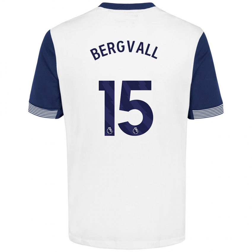 Criança Camisola Lucas Bergvall #15 Azul Branco Principal 2024/25 Camisa Brasil